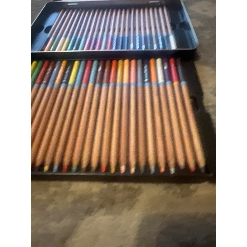 Journey Color Burst Pencils, 48 color Burst Pencils Preowned W/ Case - Picture 5 of 15